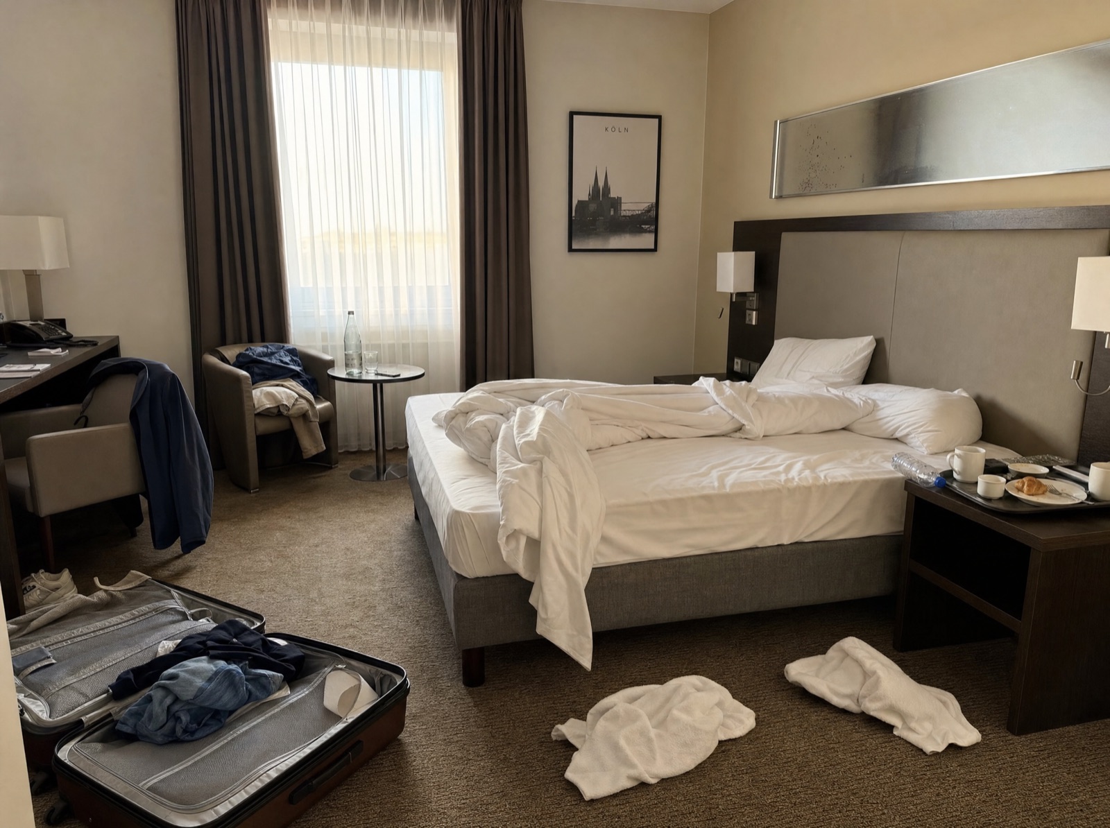 Doppelzimmer vor Reinigung