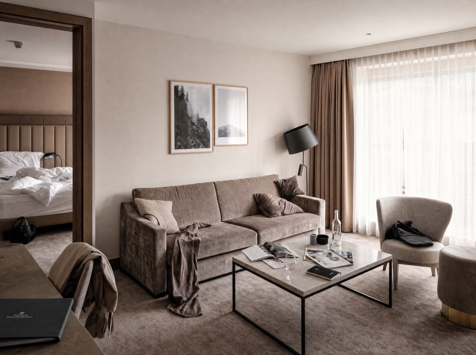 Junior-Suite vor Reinigung